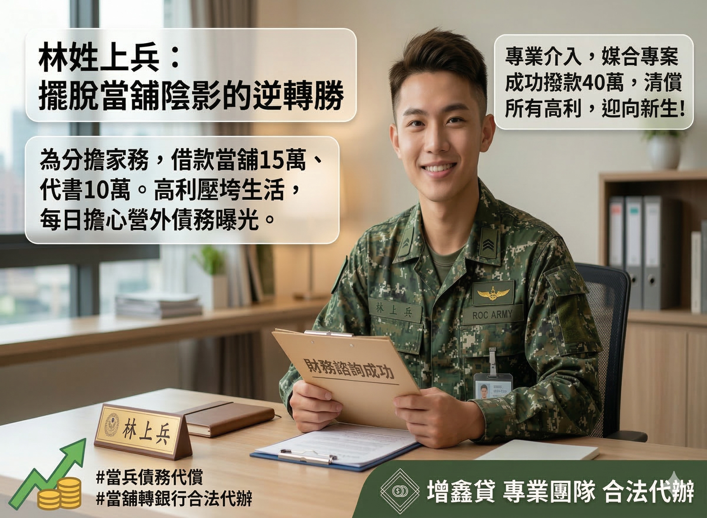 林姓上兵：擺脫當舖陰影的逆轉勝